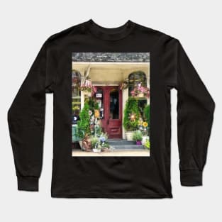 Strasburg PA - Flower Shop With Birdhouse Long Sleeve T-Shirt